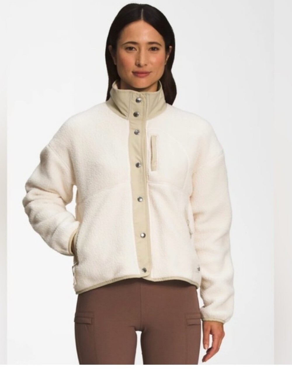 The North Face Women's Cragmont Fleece Jacket BLEACHED SAND Size M